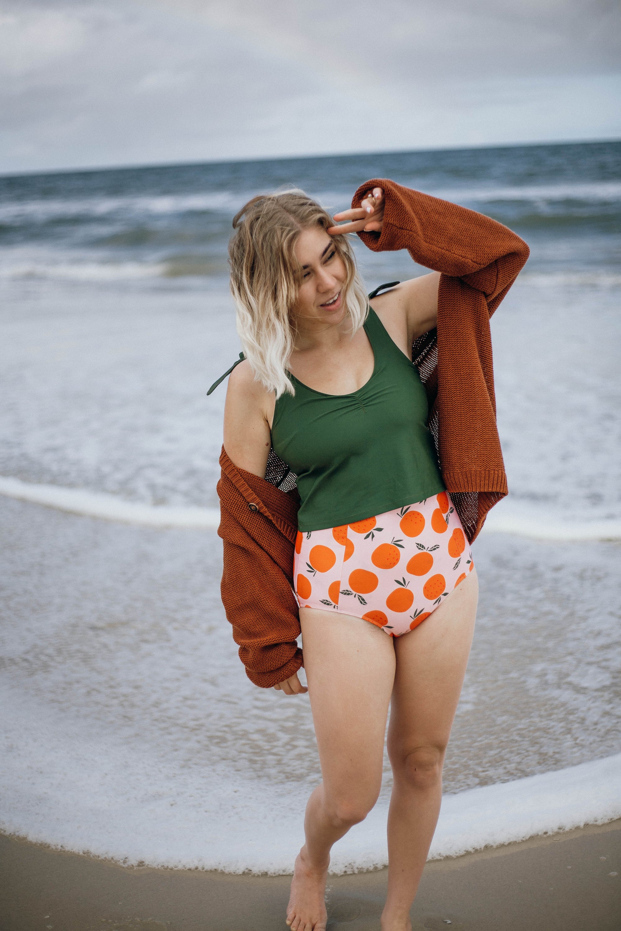 High Waisted Bottoms Oranges