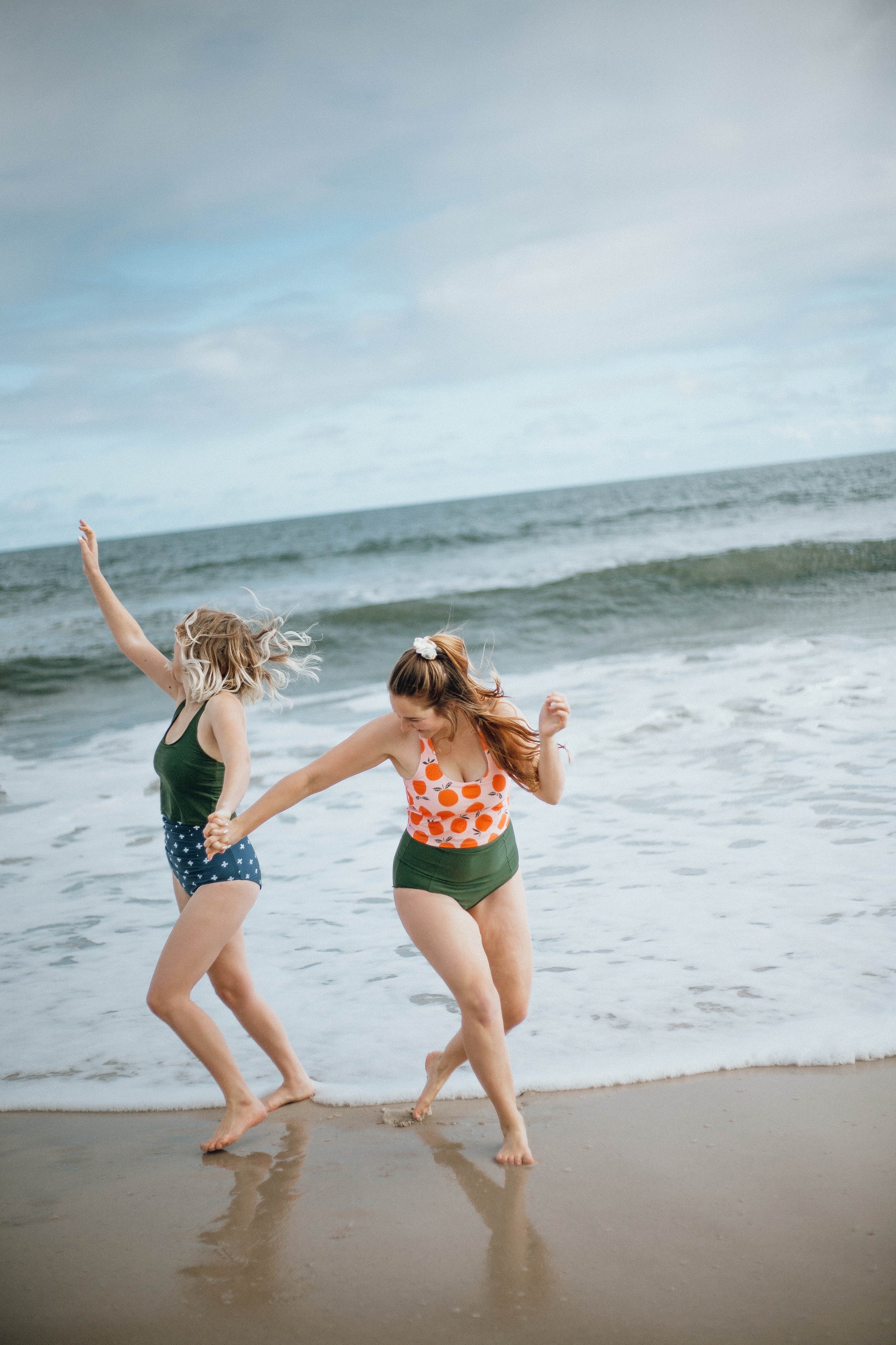 Racer Back Top Oranges