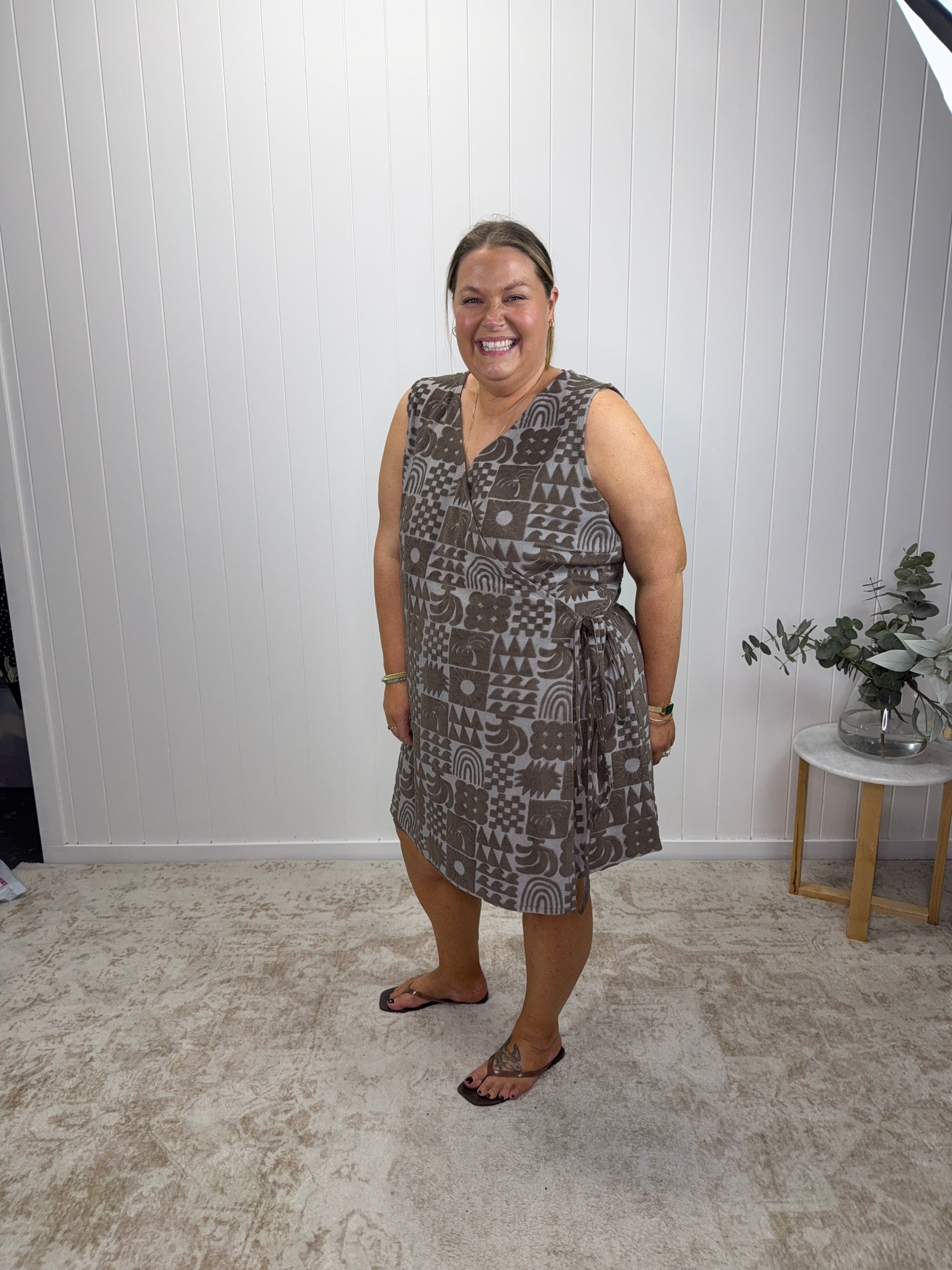 The Terry Wrap - Blush