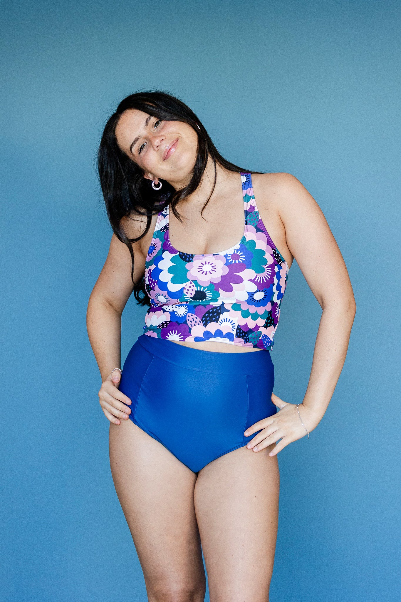 High Waisted Bottoms French Navy