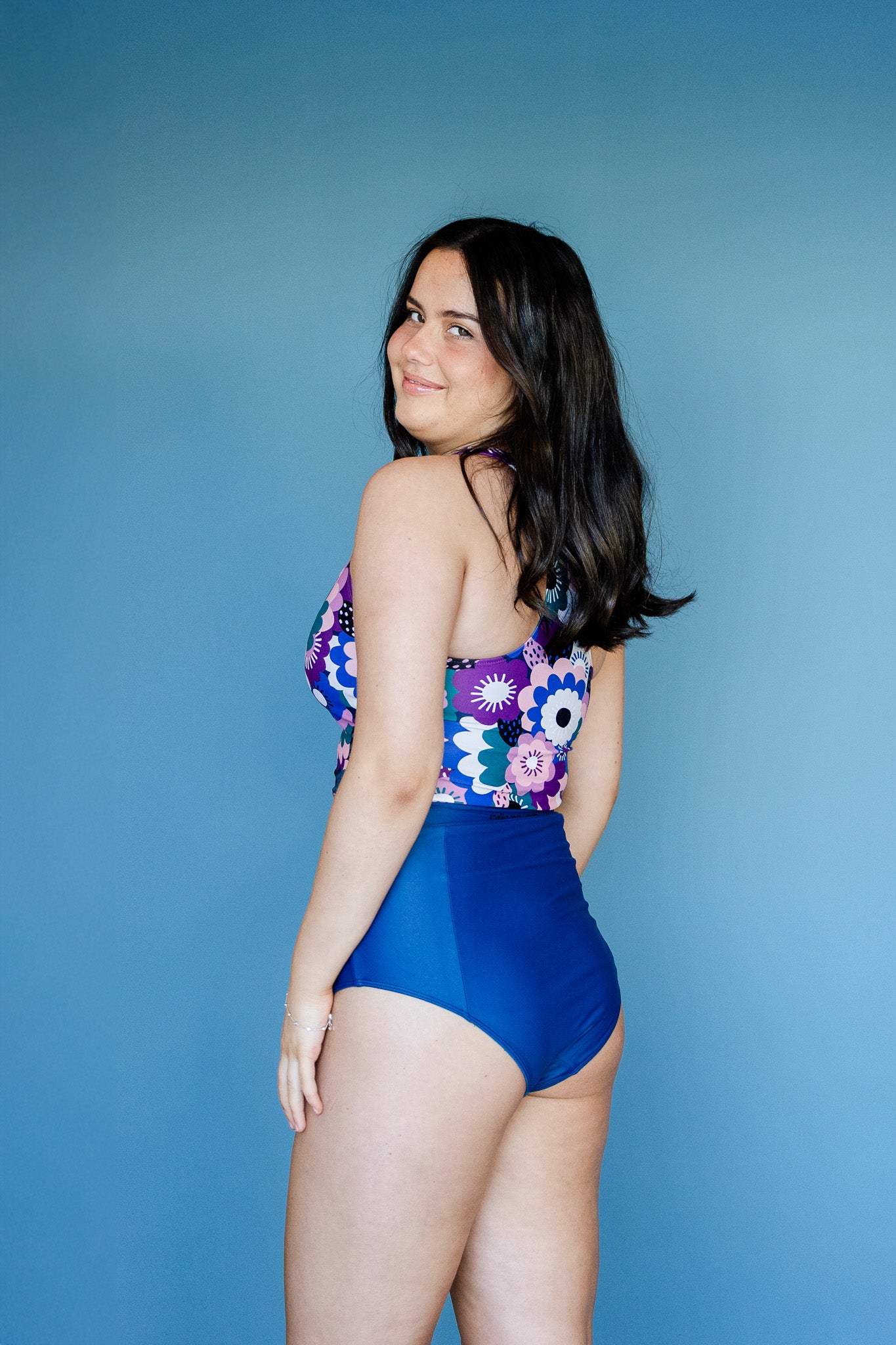 High Waisted Bottoms French Navy