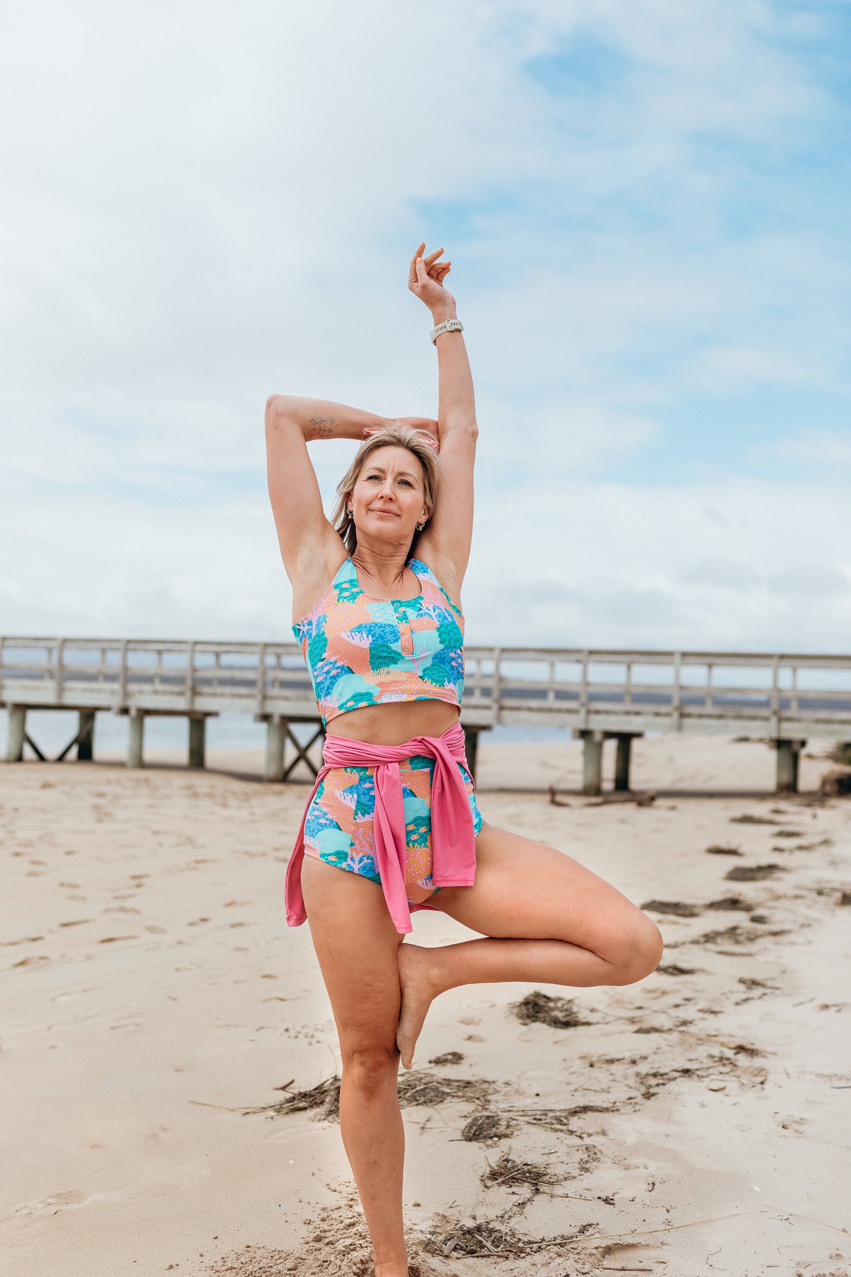 High Waisted Bottoms Great Barrier Reef