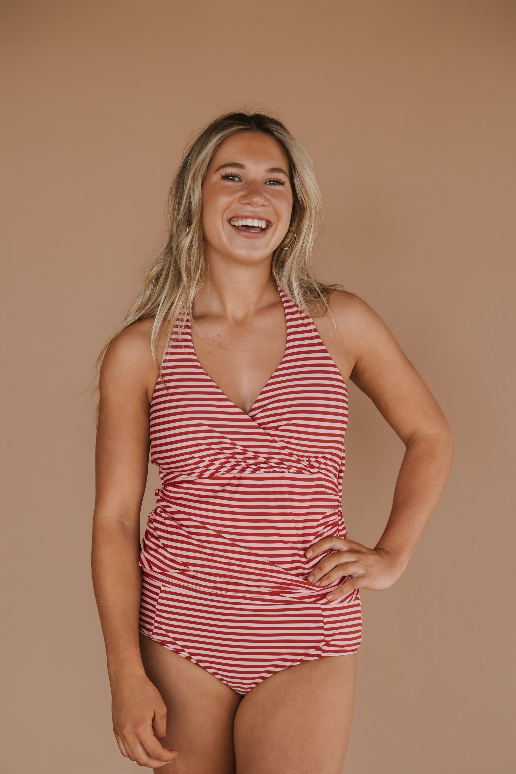 High Waisted Bottoms Candy Stripe