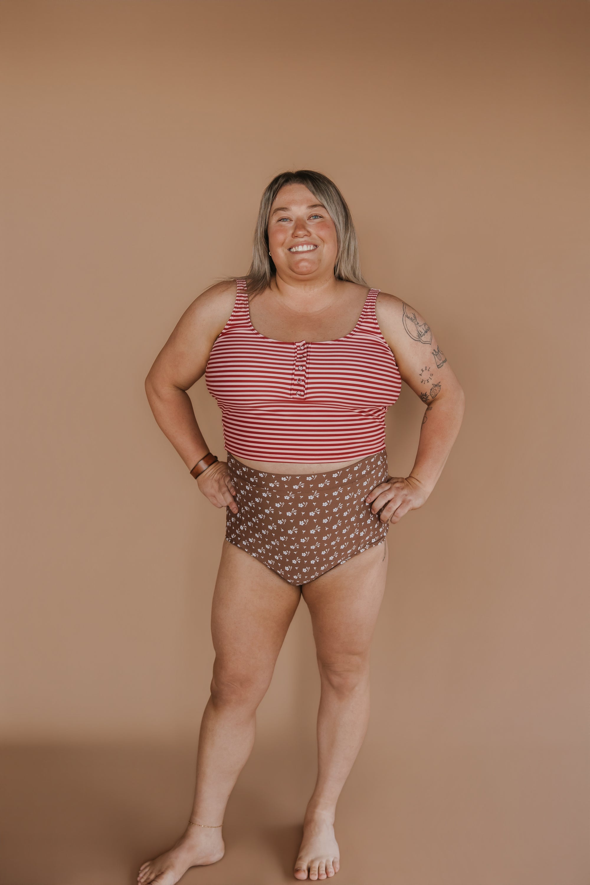 High Cut Bottoms Cocoa Ditzy