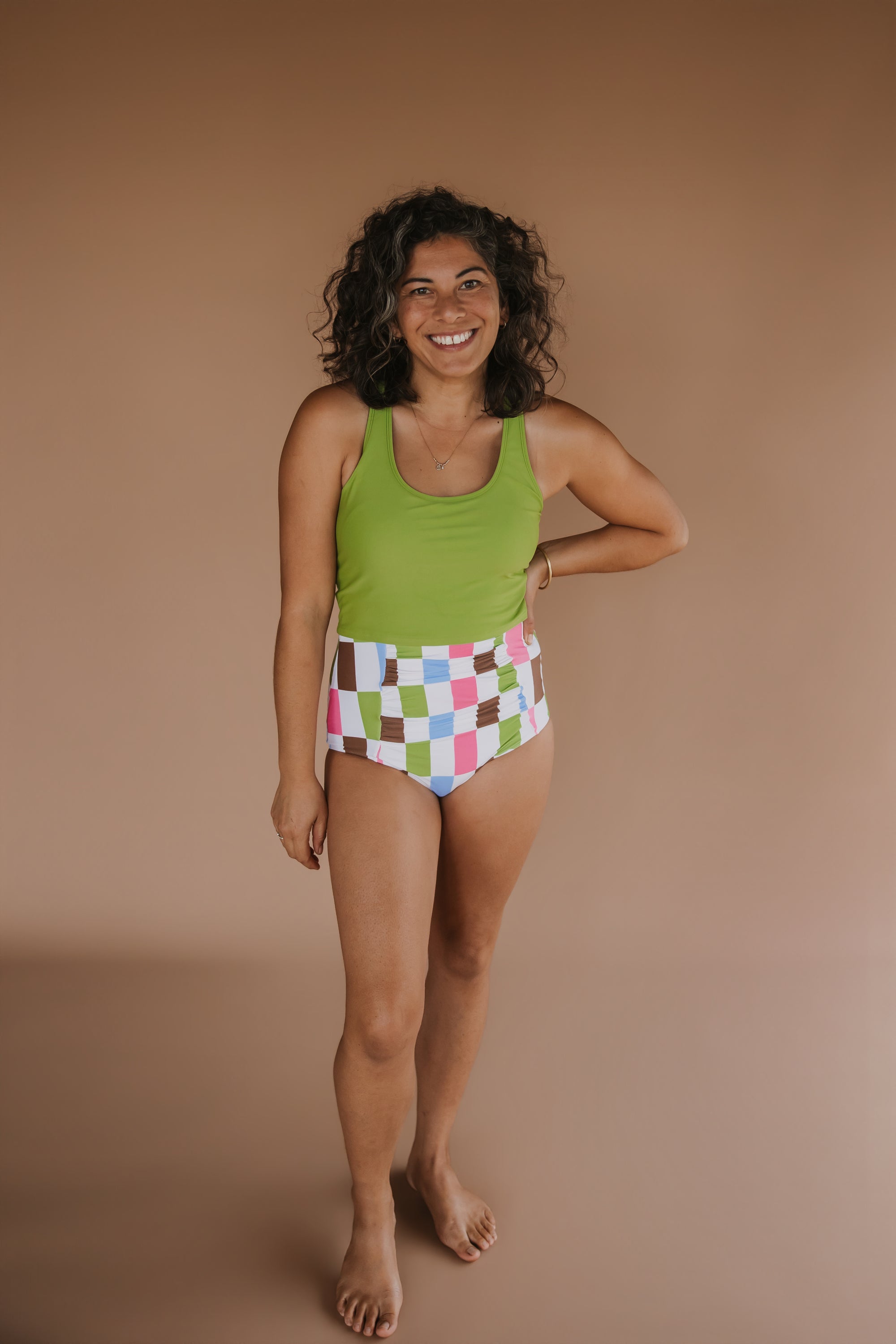 Pre-Order: Racer Back Top Olive