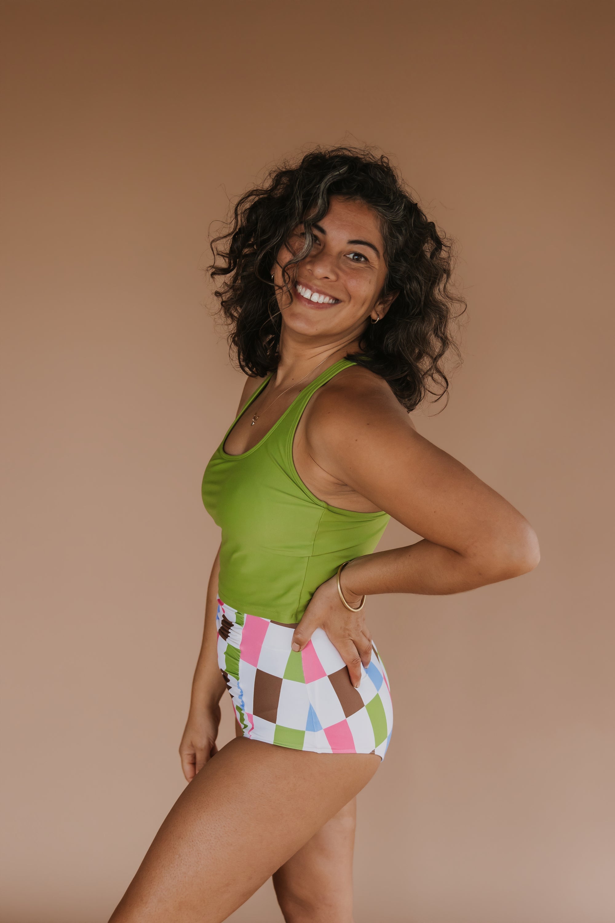 Pre-Order: Racer Back Top Olive