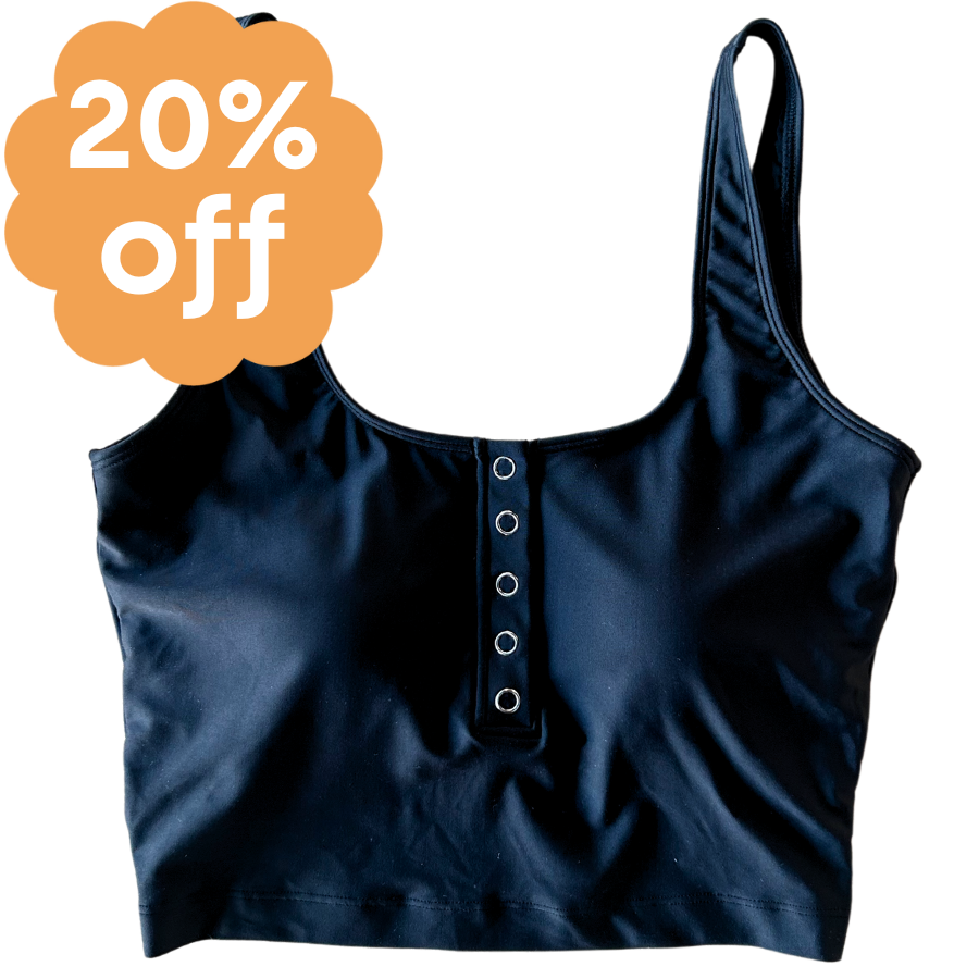 Snap It Up Top Black