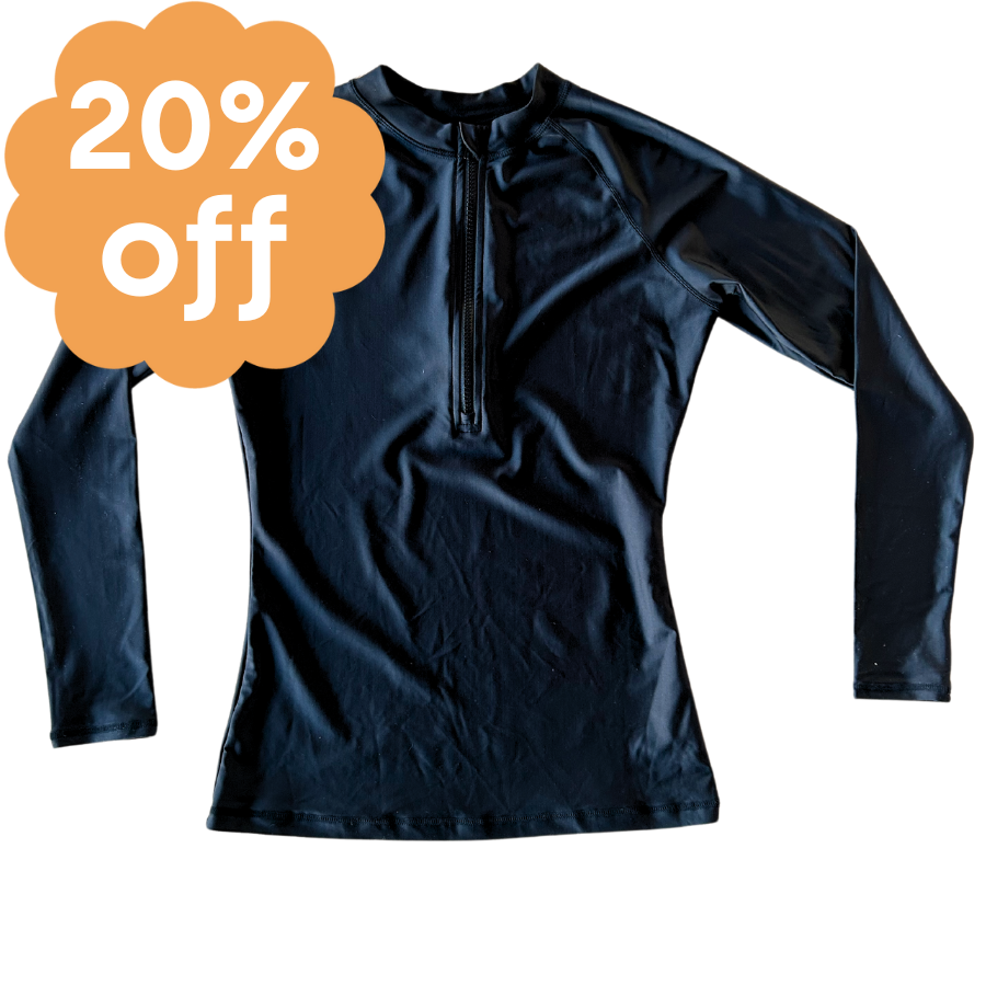 Sun Kissed Rashie Black