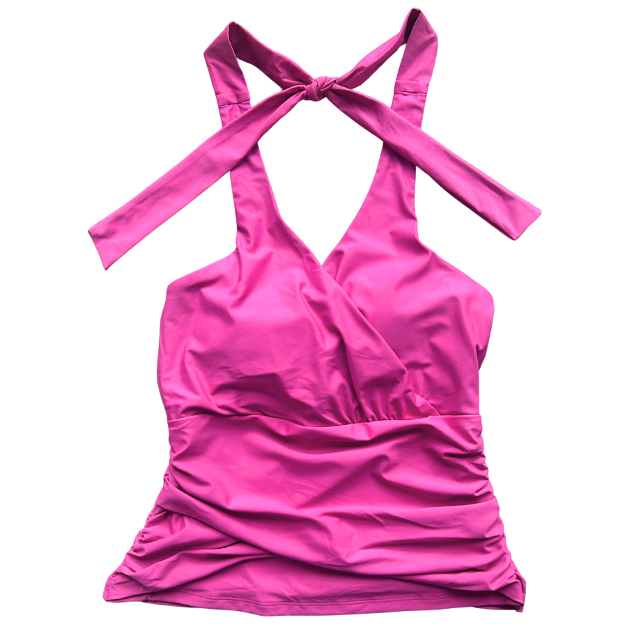 Criss-Cross Halter Top Petal
