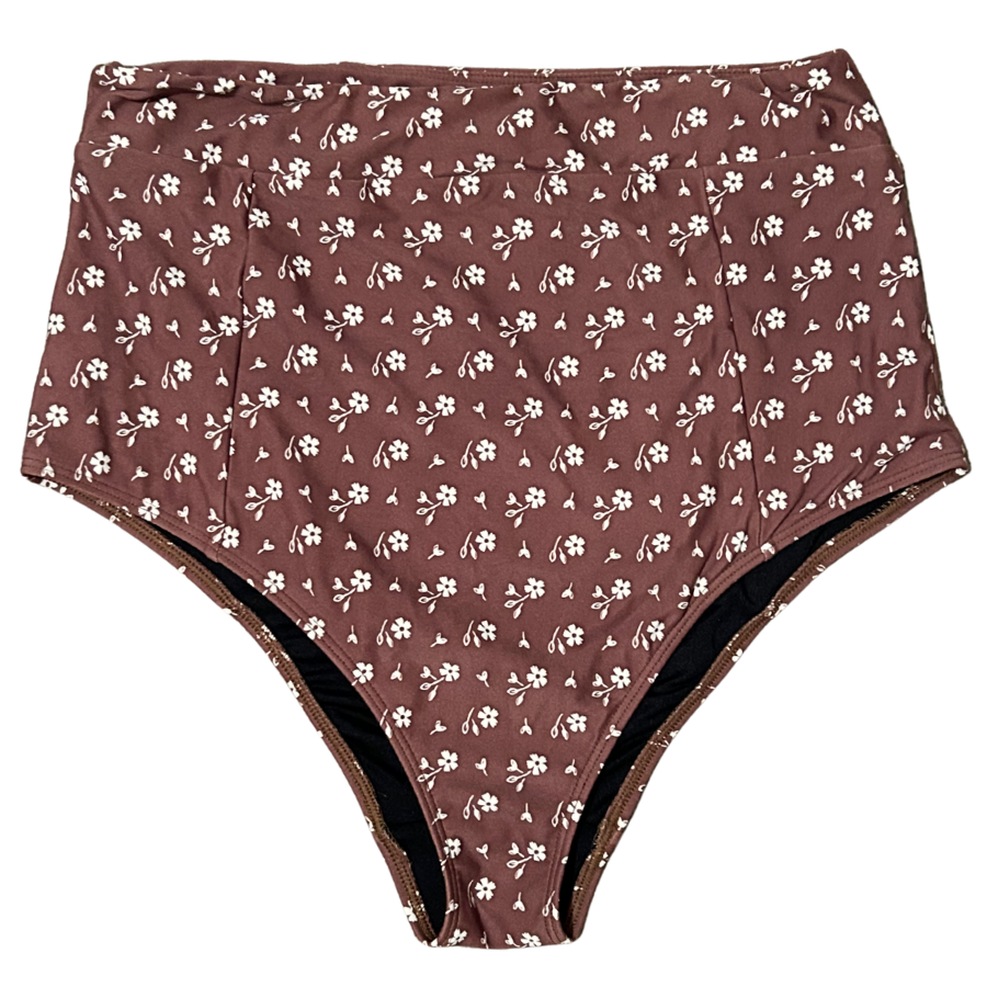 High Cut Bottoms Cocoa Ditzy