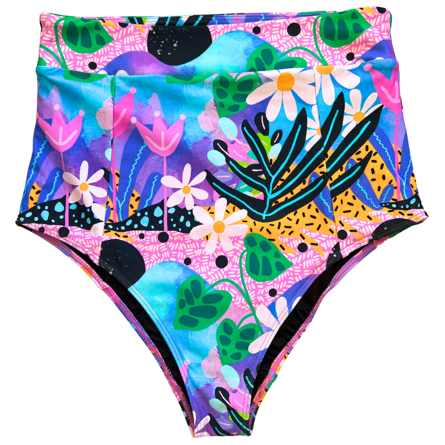 Last Pieces - High Cut Bottoms Fantasy Garden