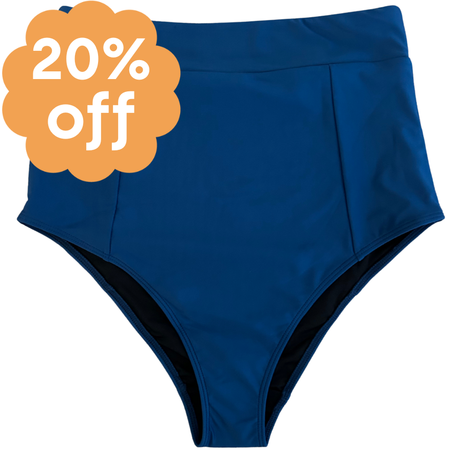 High Cut Bottoms French Navy