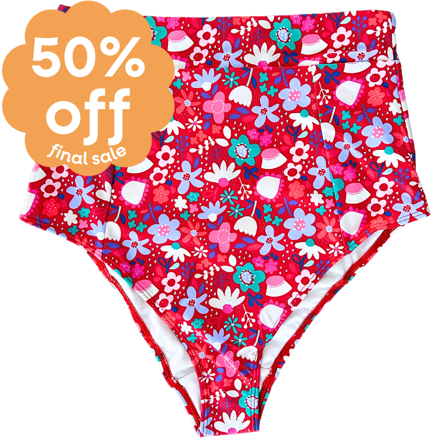 Last Pieces - High Cut Bottoms Posy