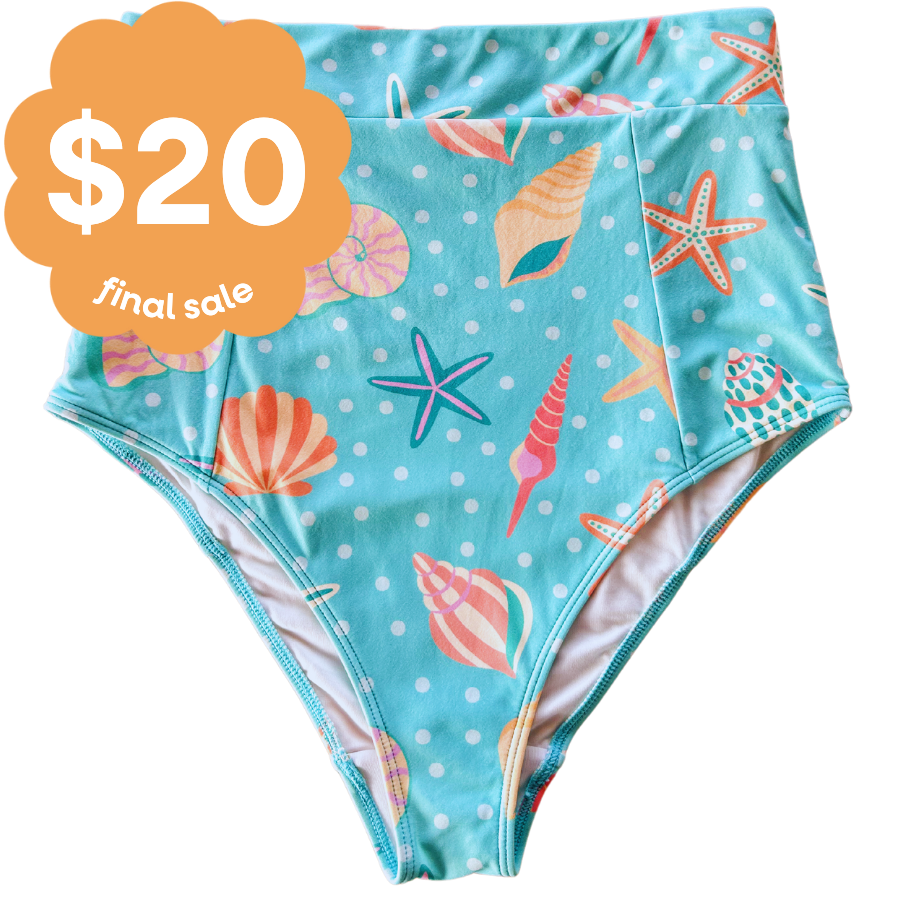 Last Pieces - High Cut Bottoms Sea Shells