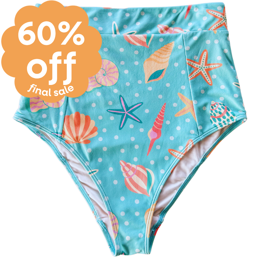 Last Pieces - High Cut Bottoms Sea Shells