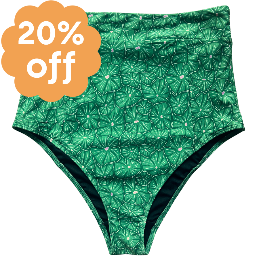 High Cut Bottoms Swirlflower