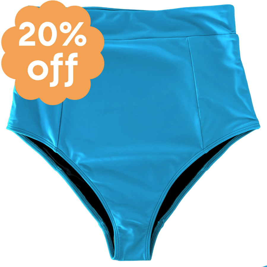 High Cut Bottoms Teal