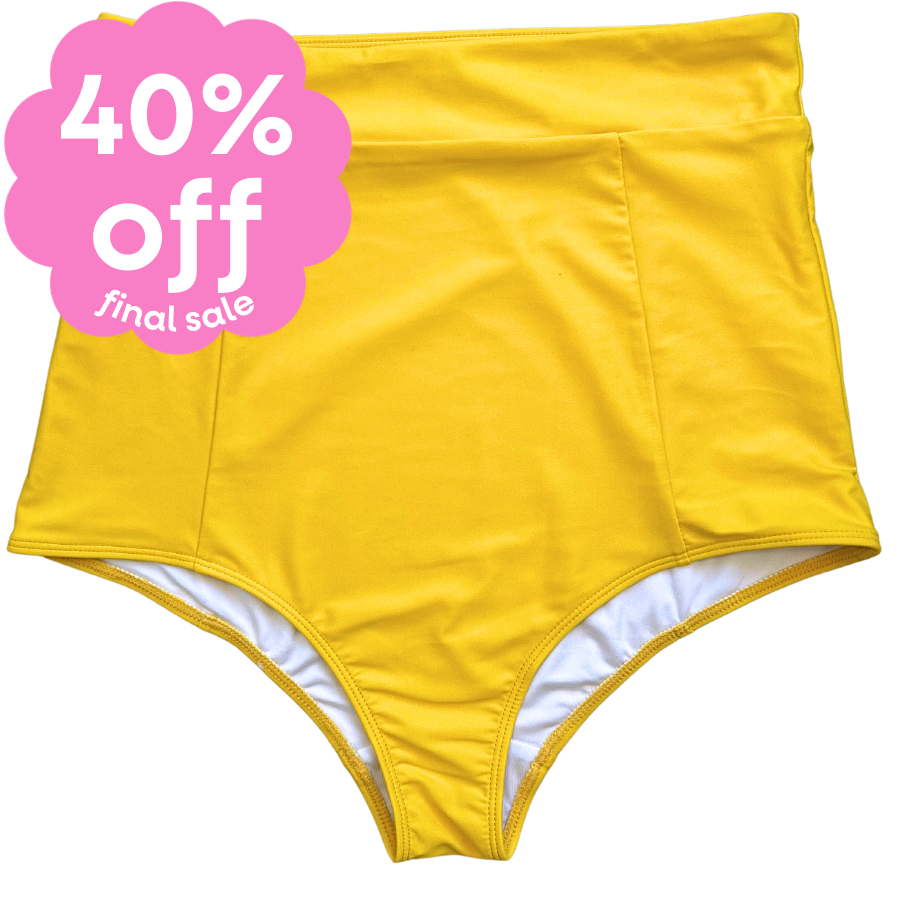 Last Pieces - High Waisted Bottoms Buttercup