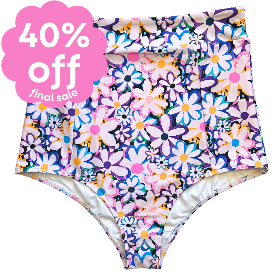 Last Pieces - High Waisted Bottoms Dozens of Daisies