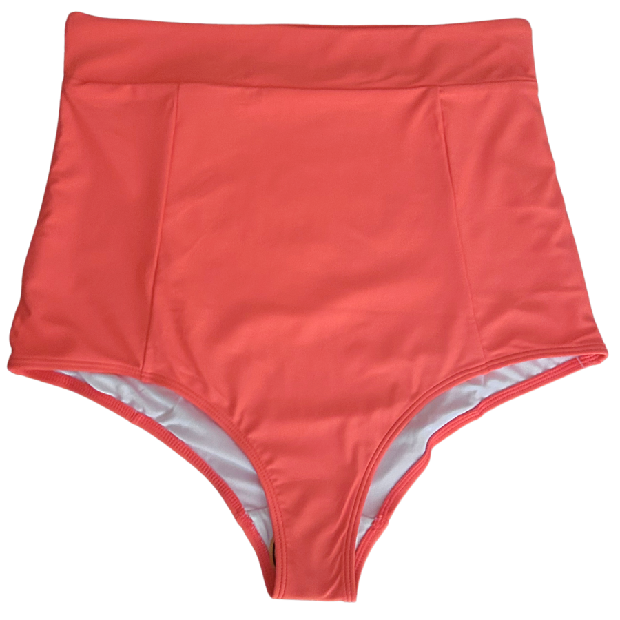 High Waisted Bottoms Coral