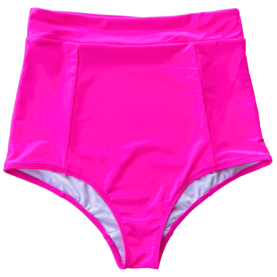 Last Pieces - High Waisted Bottoms Flamingo