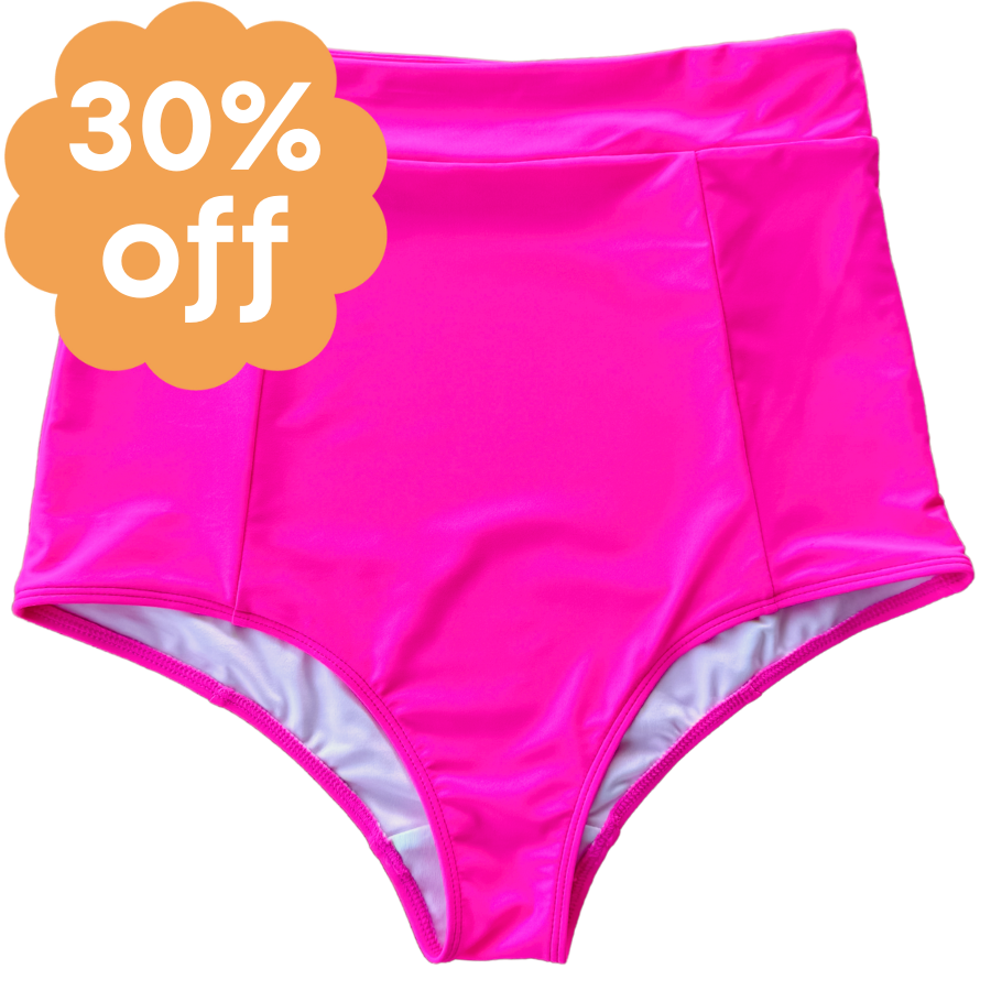 High Waisted Bottoms Flamingo