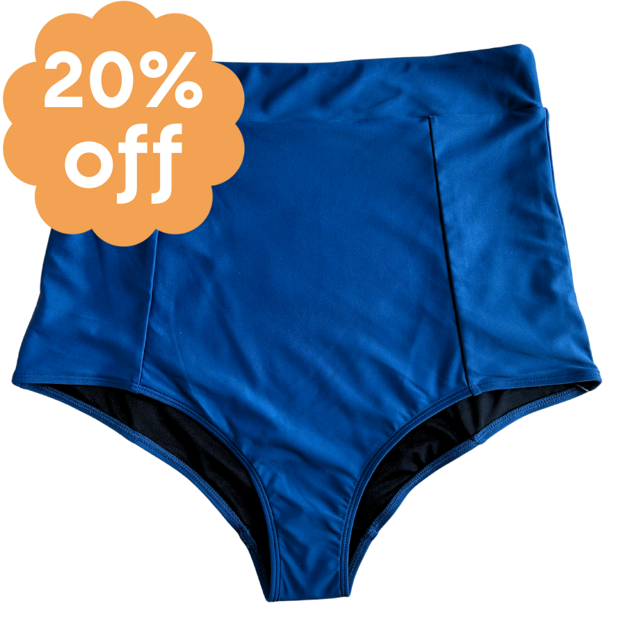 High Waisted Bottoms French Navy