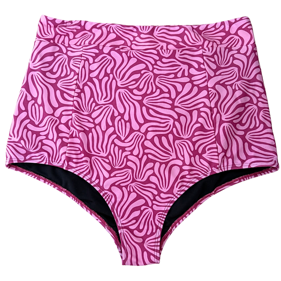High Waisted Bottoms Raspberry Ripple