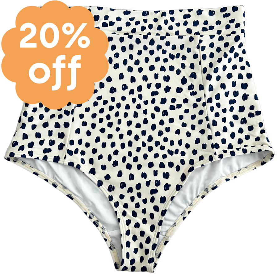 High Waisted Bottoms Scribble dots