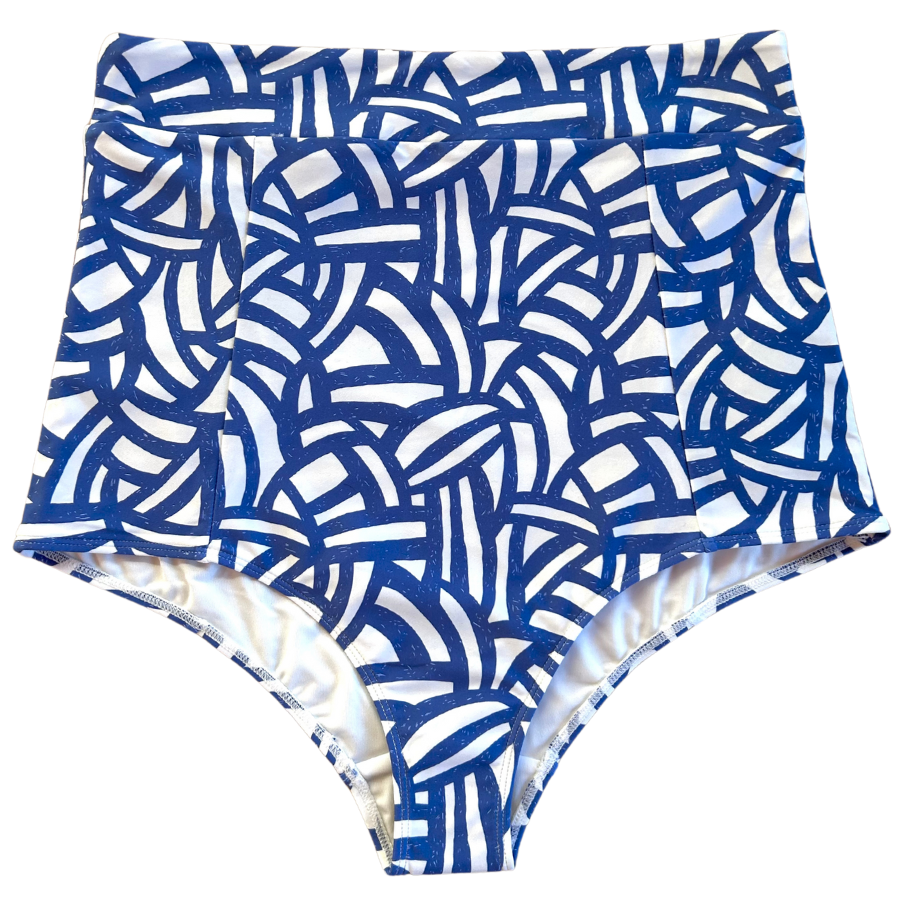 High Waisted Bottoms Stripe Delight