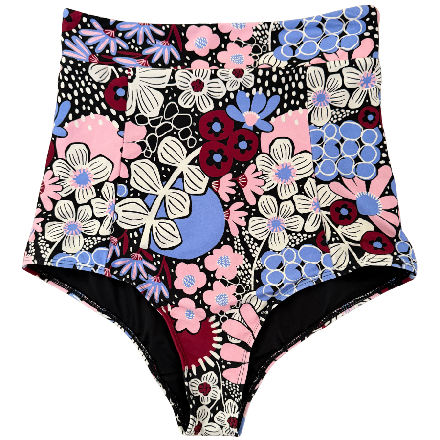 Pre-Order: High Waisted Bottoms Velvet Meadow