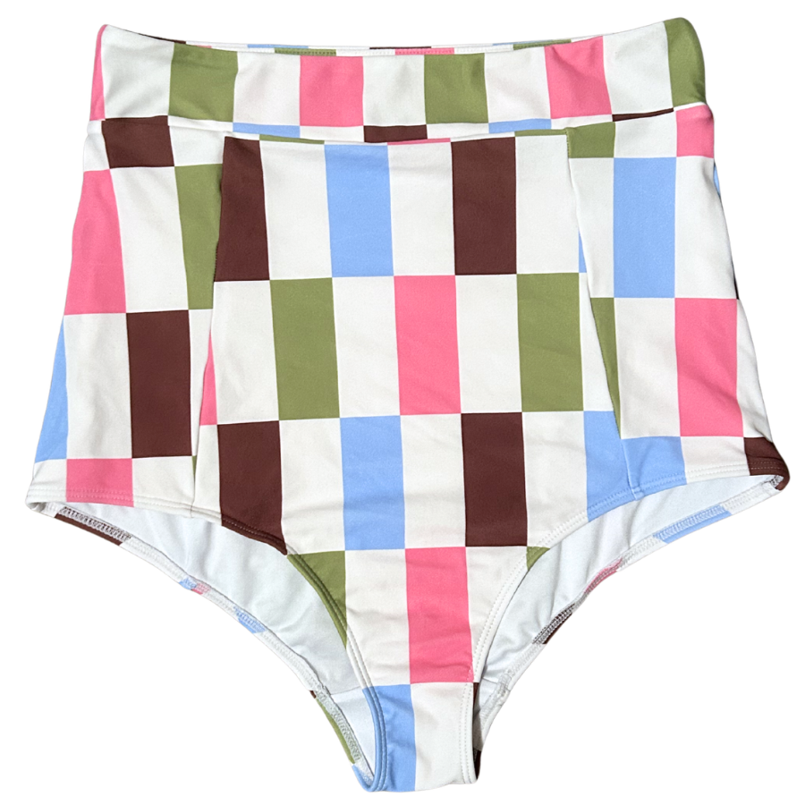 Pre-Order: High Waisted Bottoms Vintage Patch