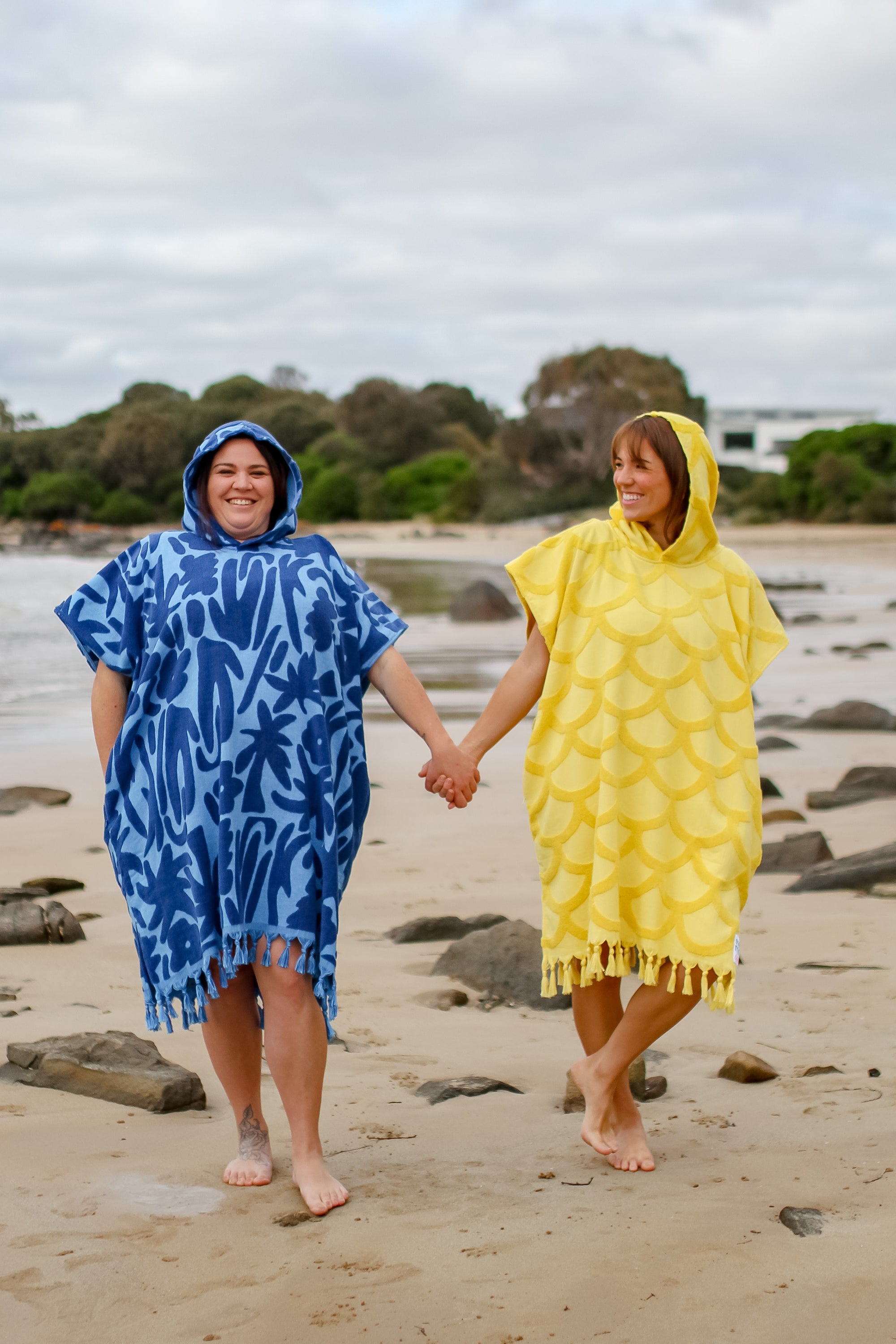 Hooded Towel Sunny Scales