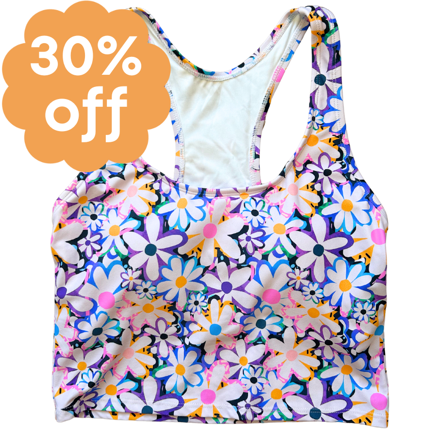 Racer Back Top Dozens of Daisies