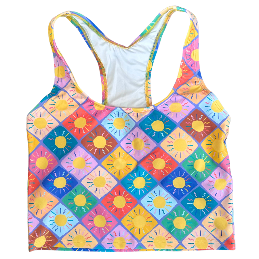 Racer Back Top Here Comes The Sun