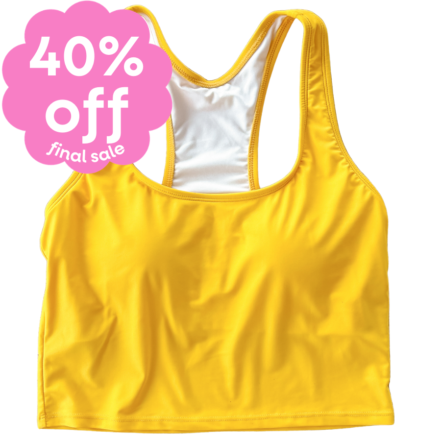 Last Pieces - Racer Back Top Buttercup