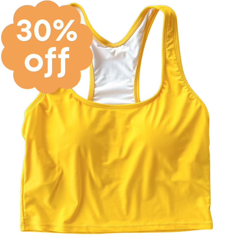 Racer Back Top Buttercup