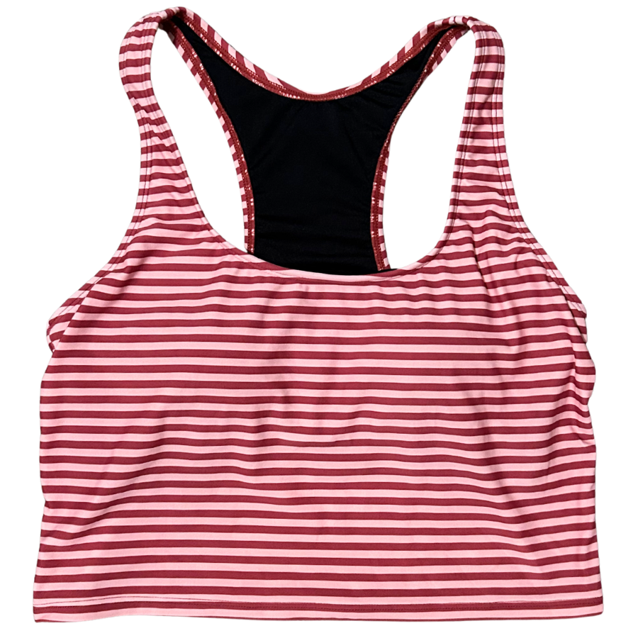 Pre-Order: Racer Back Top Candy Stripe