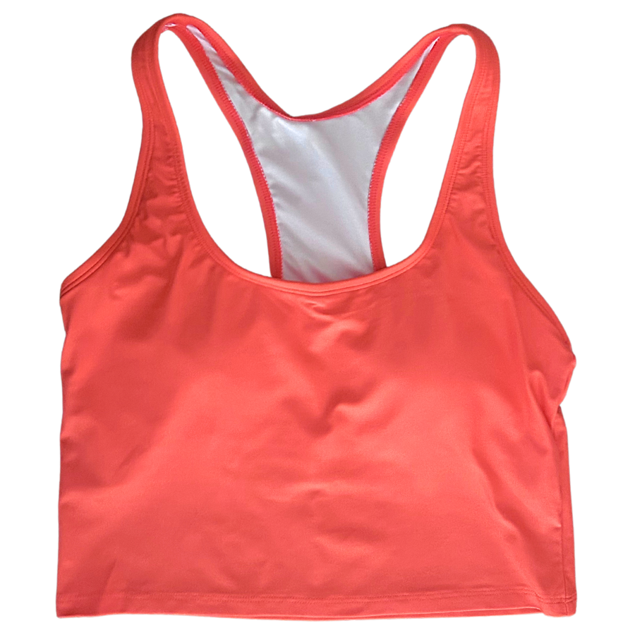 Racer Back Top Coral