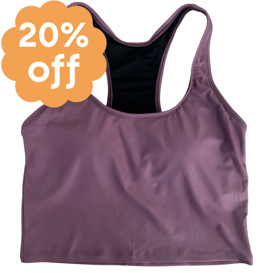 Racer Back Top Grape