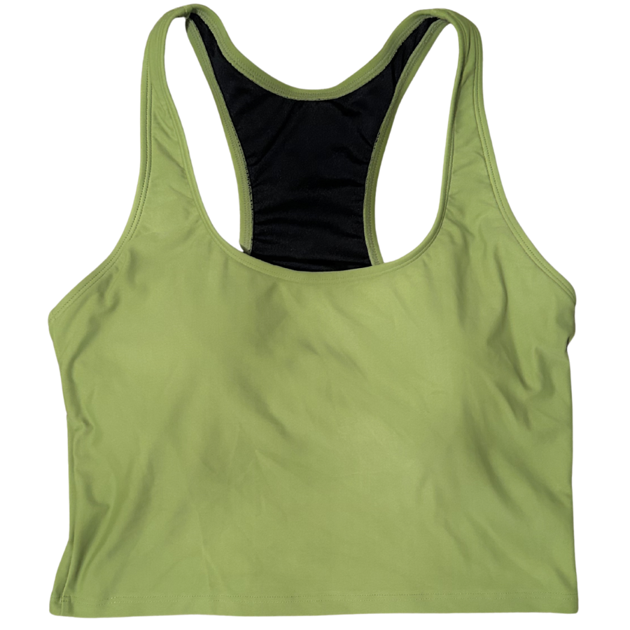 Pre-Order: Racer Back Top Olive