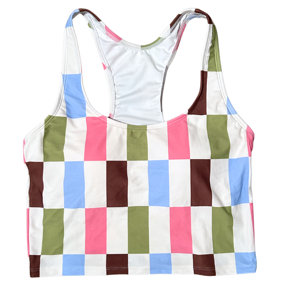 Pre-Order: Racer Back Top Vintage Patch