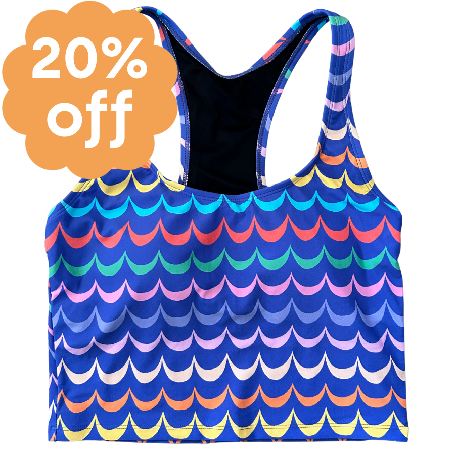 Racer Back Top Tranquil Seas