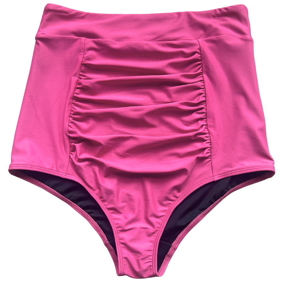 Ruched High Waisted Bottoms Petal