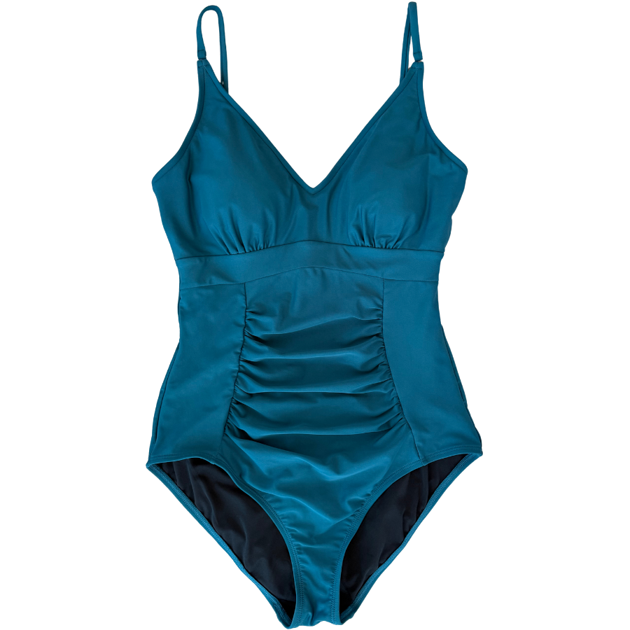 Pre-Order: Ruched One Piece Peacock