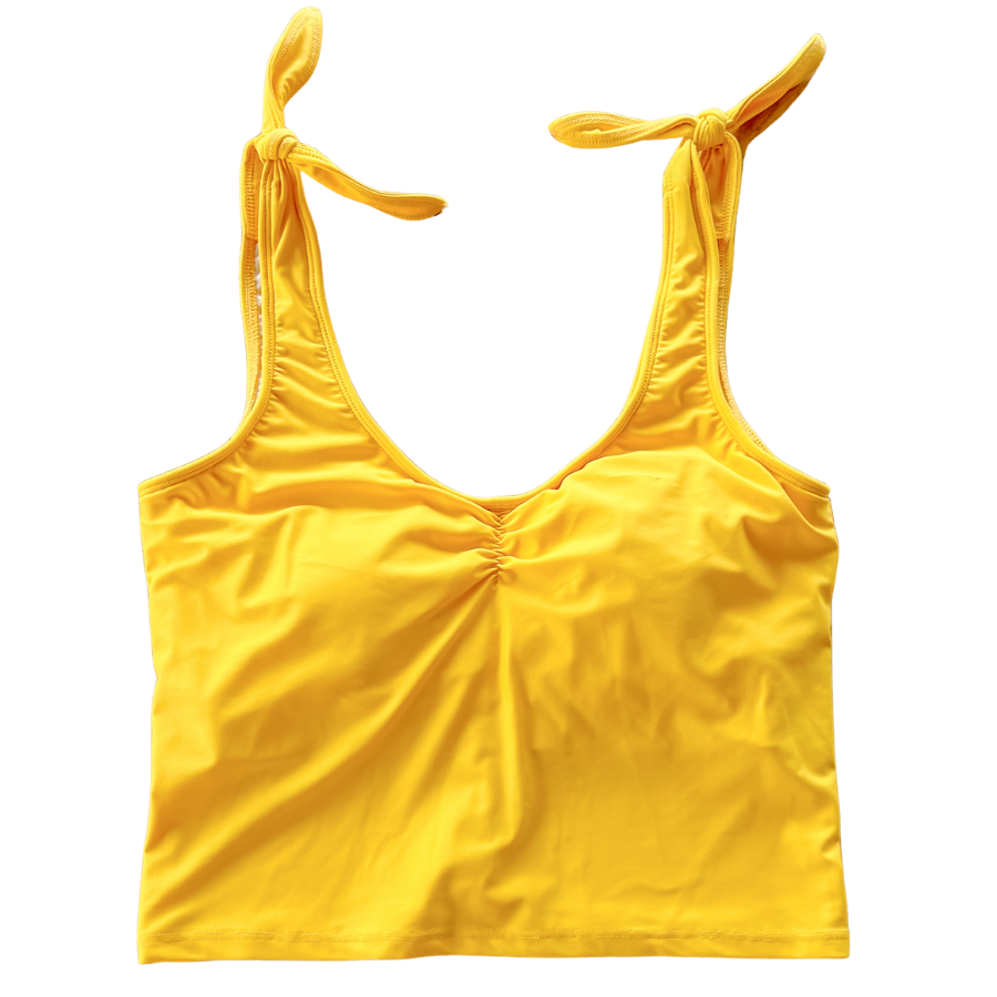 Last Pieces - Shoulder Tie Top Buttercup
