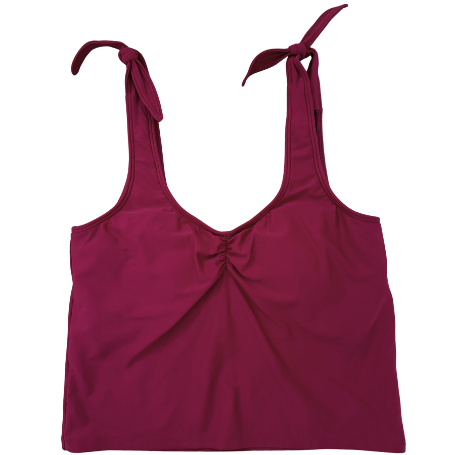 Pre-Order: Shoulder Tie Top Cherry