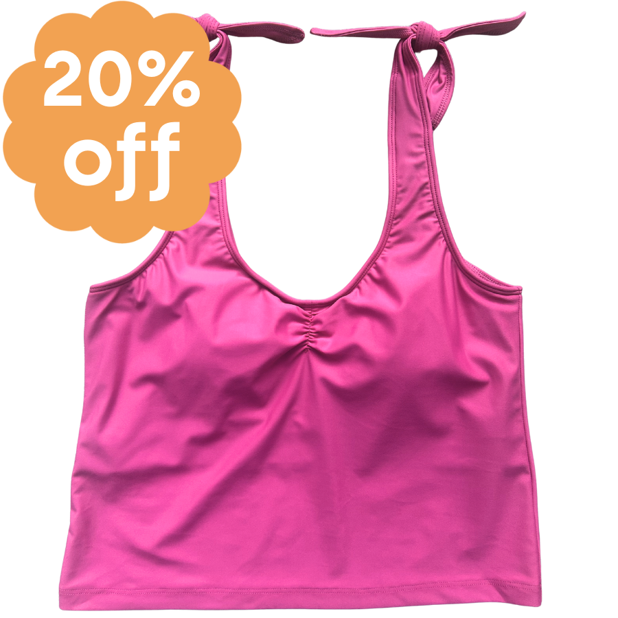 Shoulder Tie Top Petal