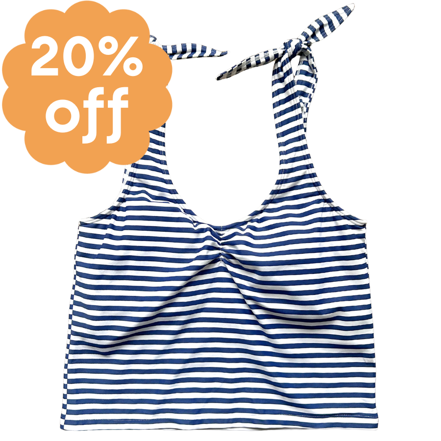 Shoulder Tie Top Sailor