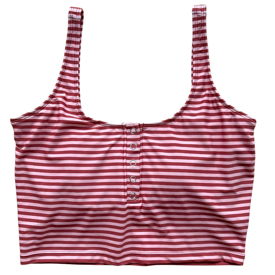 Pre-Order: Snap It Up Top Candy Stripe